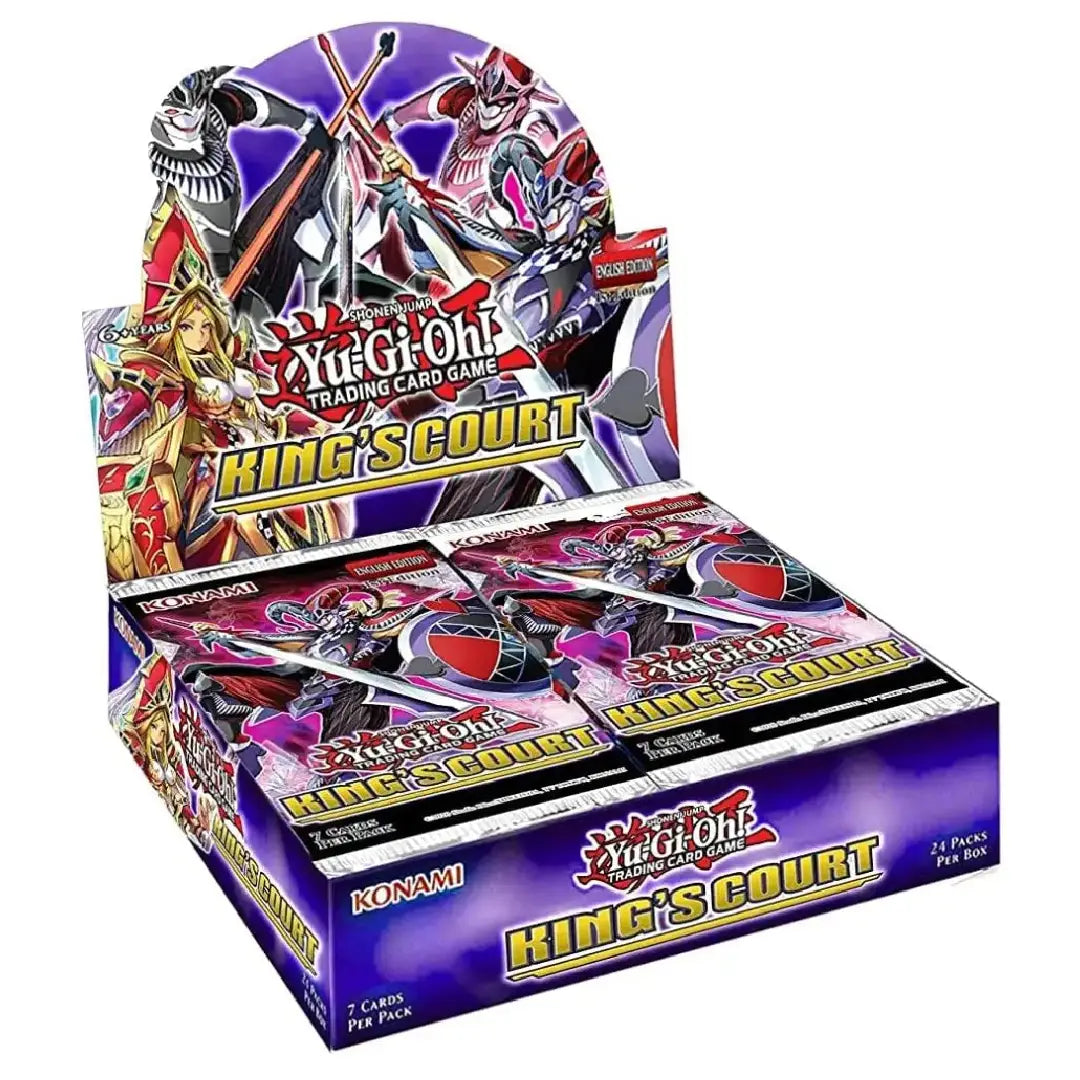 Yu-Gi-Oh King’s Court Booster Box with 24 booster packs factory sealed
