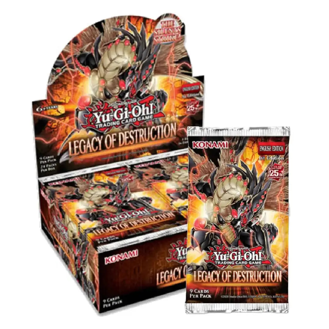 Yu-Gi-Oh Trading Card Game Legacy of Destruction English Booster Box factory sealed