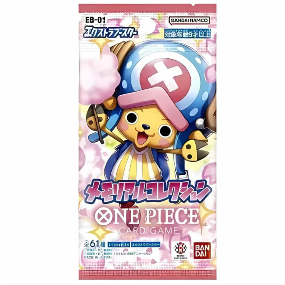 Individual Japanese One Piece TCG EB-01 booster packs meticulously layered in protective packaging for flawless dispatch from Collector Ace in Mumbai, India