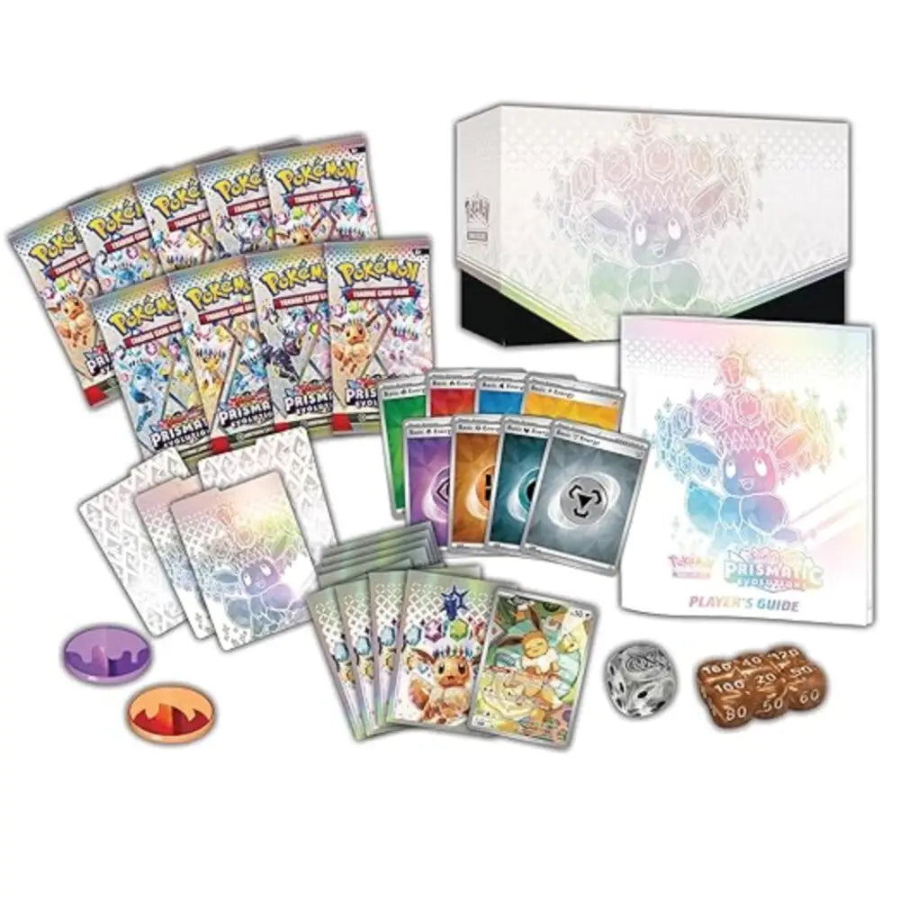 Official Pokémon TCG Prismatic Evolutions sealed products in stock, ready for immediate tracked courier dispatch across India from Collector Ace in Mumbai