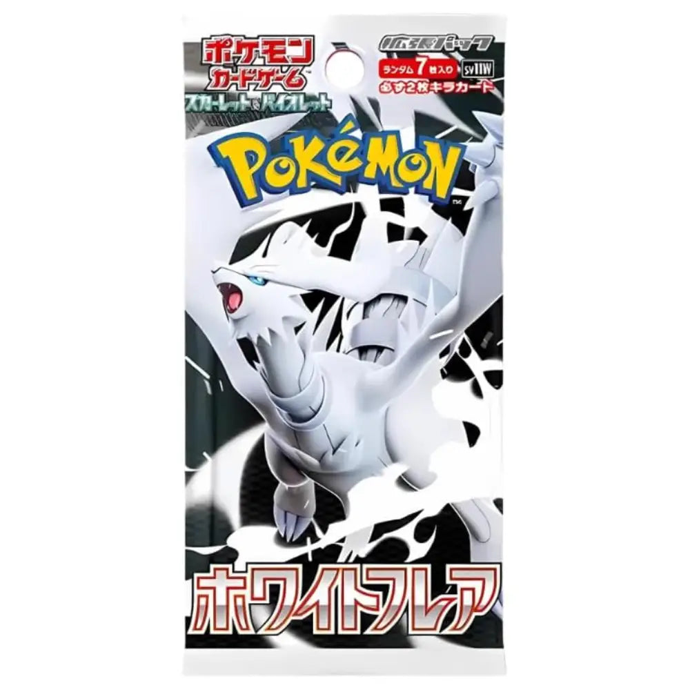 Authentic Japanese-edition Scarlet & Violet White Flare (SV11W) booster pack, featuring beautiful clay and knitted art styles, curated for collectors at Collector Ace, Mumbai