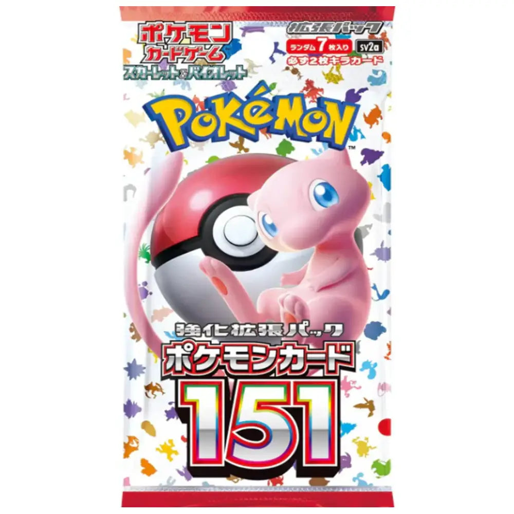Authentic Japanese-edition 151 (SV2a) enhanced expansion booster pack, featuring the original 151 Kanto Pokémon, curated for serious collectors at Collector Ace, Mumbai