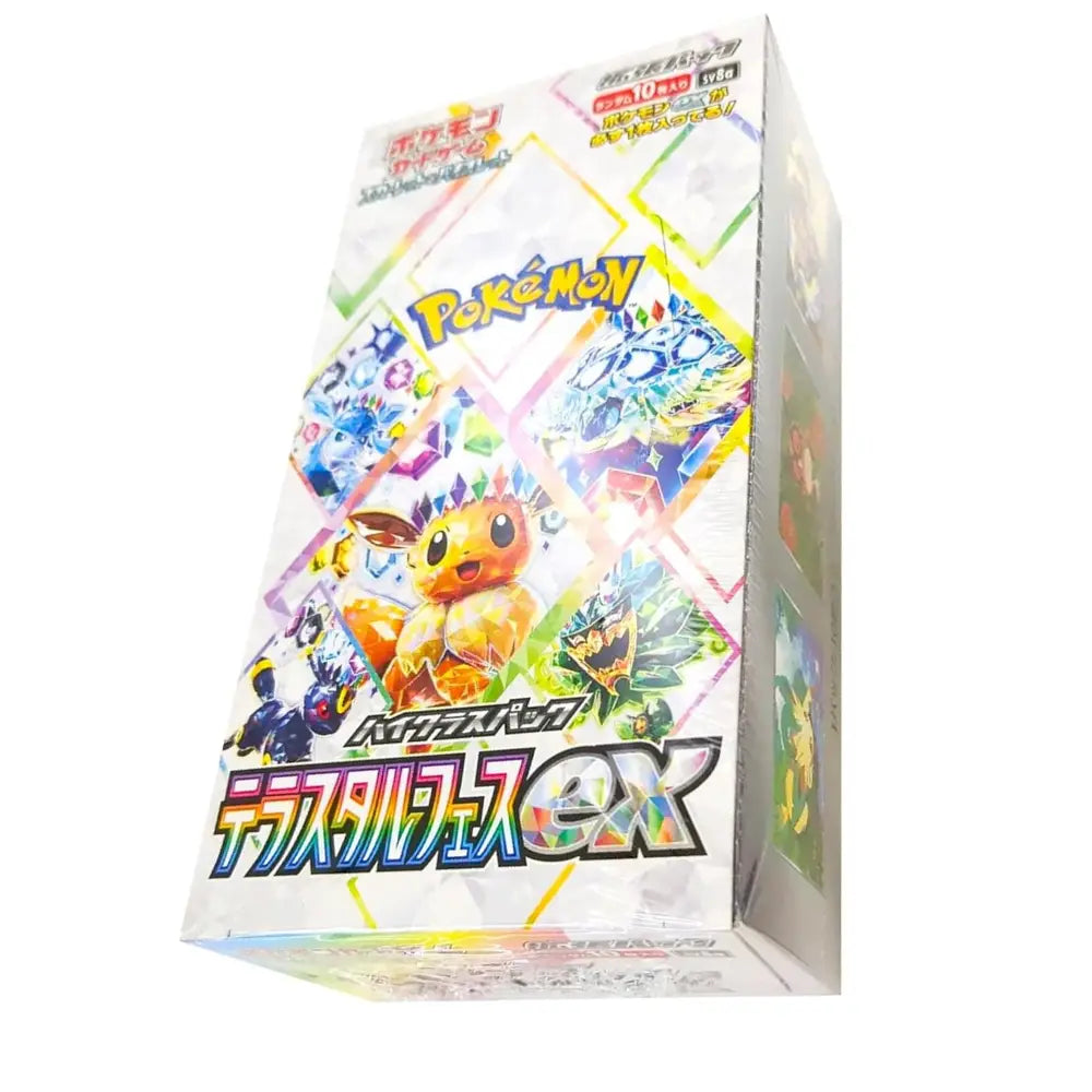 Chase the legendary Eeveelution card lineup in this Japanese High Class Terastal Festival ex booster pack—the ultimate treasure for collectors at Collector Ace, Mumbai