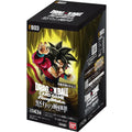 A pristine Dragon Ball Super Card Game Fusion World Raging Roar FB-03 booster box highlighting bold black-deck branding and aggressive character art, from Collector Ace Mumbai
