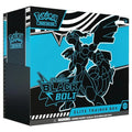 A pristine English edition Pokémon TCG Scarlet & Violet Black Bolt Elite Trainer Box highlighting electrifying dark theme artwork and Thundurus graphics, at Collector Ace Mumbai.