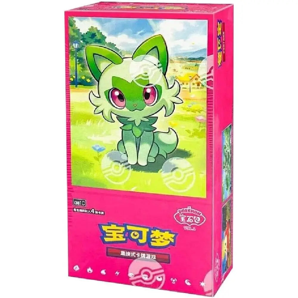 Pokémon Gem Pack Vol.1 CBB1C Booster Box Chinese Version factory sealed box featuring exclusive Pokémon collectible trading cards