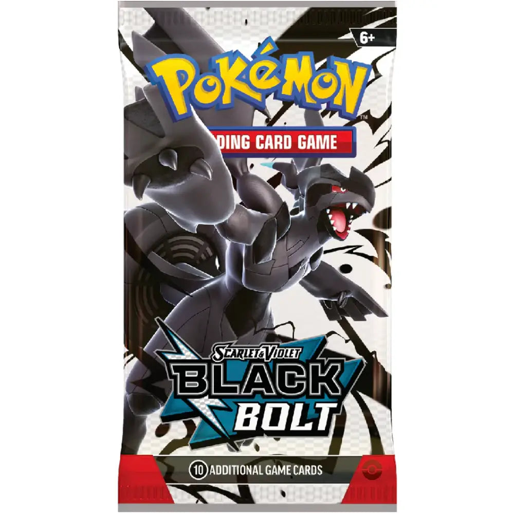 Pokémon Scarlet & Violet Black Bolt Booster Pack English Factory Sealed