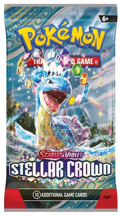 Pokémon Stellar Crown Booster Pack Factory Sealed Dachsbun Artwork