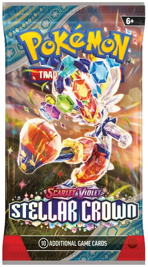 Pokémon Scarlet & Violet Stellar Crown Booster Pack English Galvantula Artwork