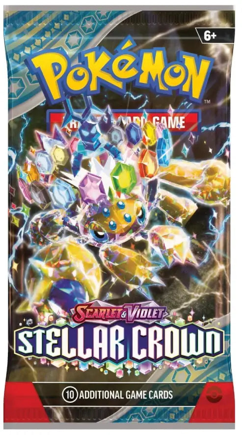Pokémon Stellar Crown English Booster Pack 10 Cards Hydrapple Artwork