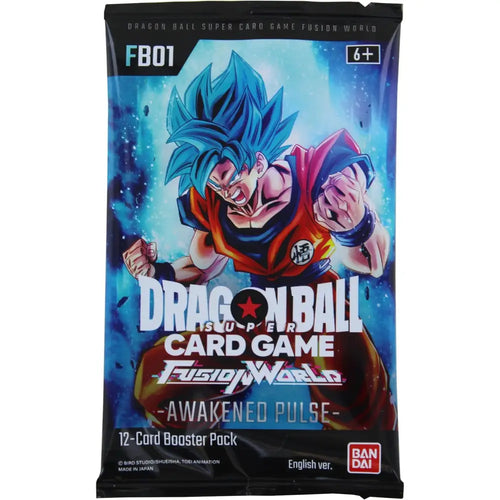 Original, factory-sealed Bandai Dragon Ball Super Fusion World FB-01 display boxes with completely intact manufacturer tape seals at Collector Ace Mumbai India