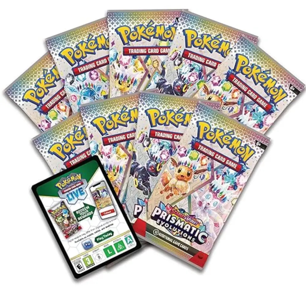 Factory-sealed Pokémon Prismatic Evolutions booster bundles and ETBs with flawless original shrink wrap at Collector Ace Mumbai India